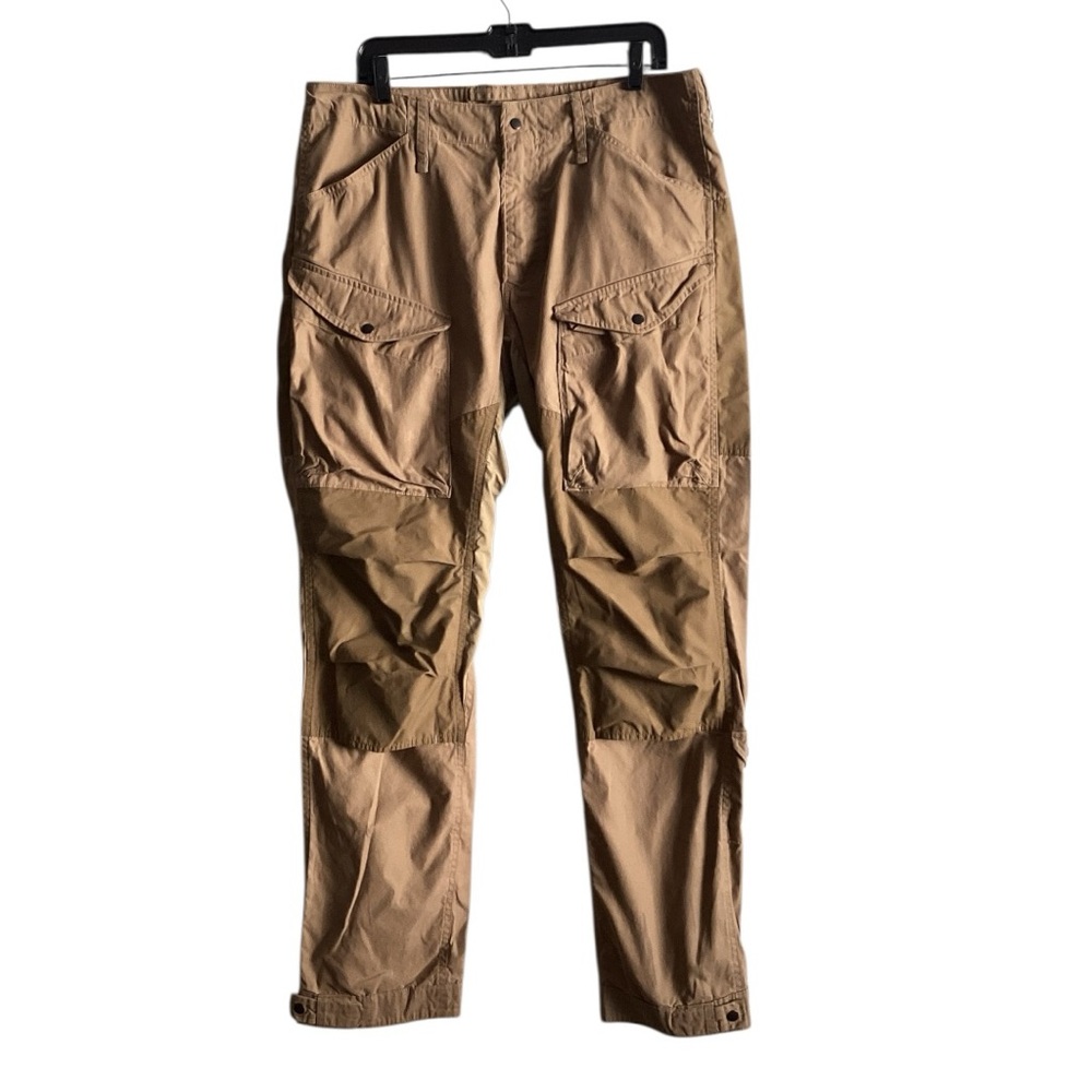 Relwen Men’s Expedition Cargo Pants Two-tone Khaki Size 34 - Picture 2 of 4